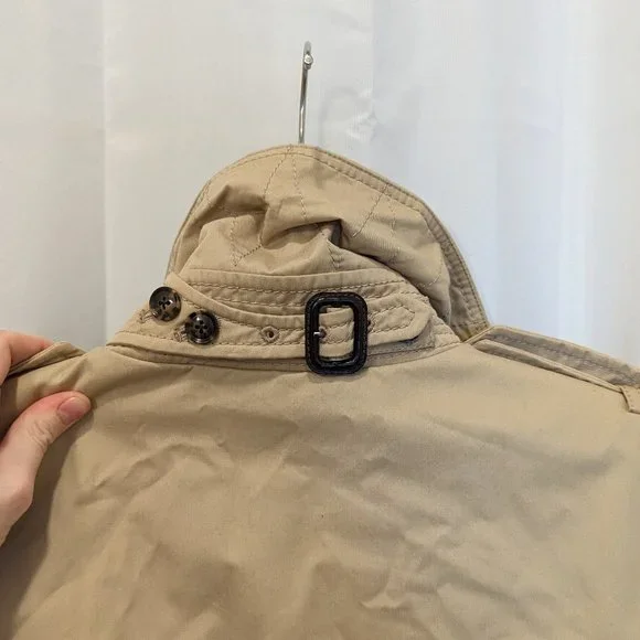 Banana Republic x Olivia Palermo Bell-Sleeve Asymmetrical Trench Coat | XS - Picture 6 of 9